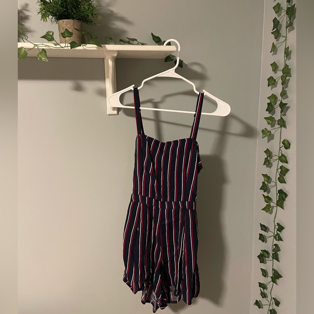 hollister romper with cutout back